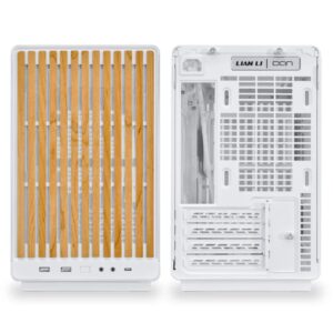 Lian Li DAN Cases A3-mATX White TG Wood Edition