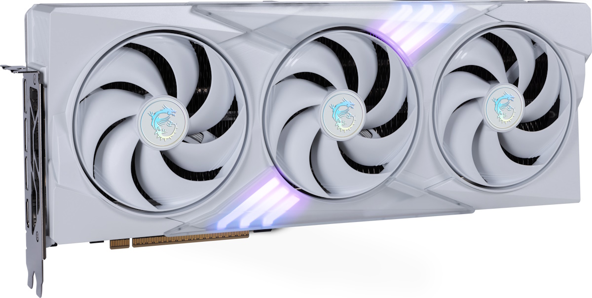 MSI GeForce RTX 5080 16GB Gaming Trio OC white – 16GB GDDR7, HDMI, 3x DP