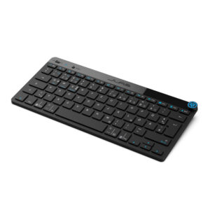 JLab GO Wireless Bluetooth keyboard, DE layout Multiple connection options, multifunctional media controller