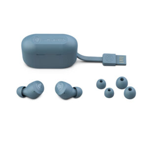 JLab Go Air Pop TWS In-Ear Headphones Total more than 32 hours of playtime, Integrated MEMS Microphone, Waterfest