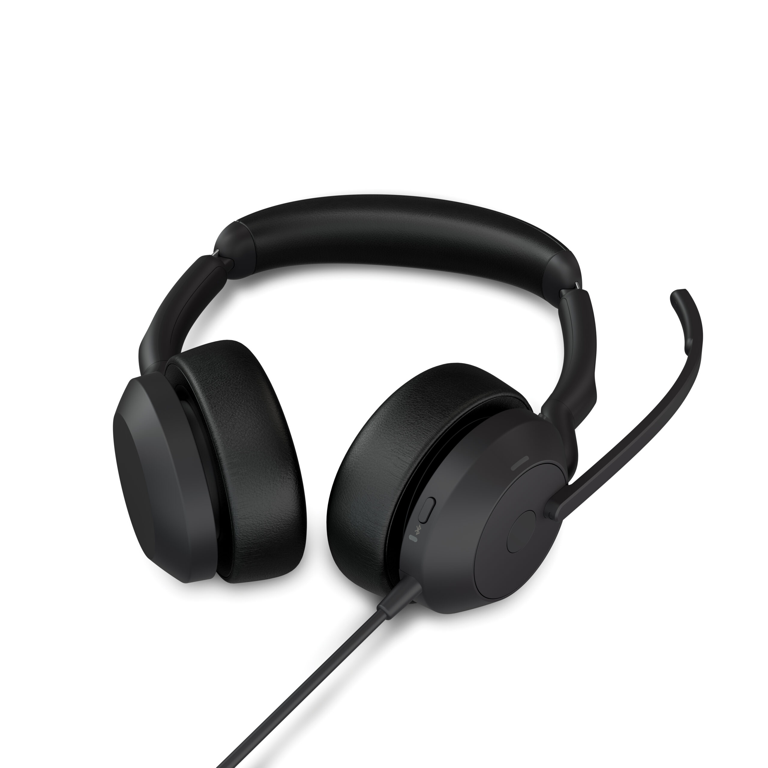 Jabra Evolve2 50 MS stereo headset, wired 4 microphones, USB-C/A port, MS Teams certified, Active noise cancellation