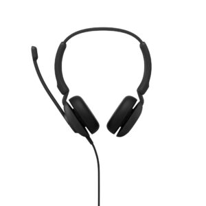 Jabra Evolve 10 stereo headset, USB-A port microphone with noise cancellation. Adaptable microphone arm