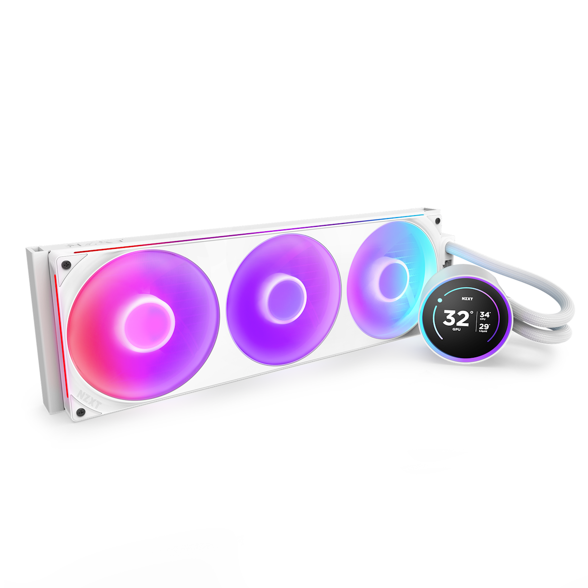 NZXT Kraken Elite 420 V2 RGB white | AiO water cooling