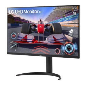 LG 32UR550K-B UHD Monitor – VA, AMD FreeSync, height adjustment