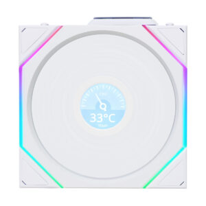 Lian Li UNI FAN TL120 LCD Reverse Blade Wireless White | Gehäuselüfter