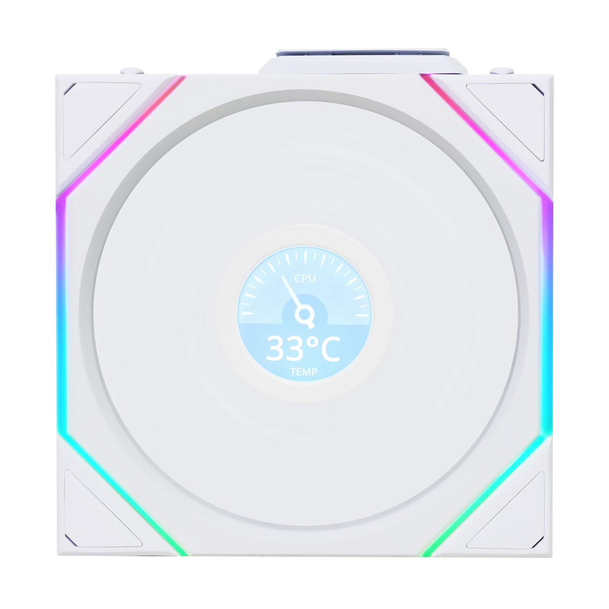 Lian Li UNI FAN TL120 LCD Reverse Blade Wireless White | Gehäuselüfter
