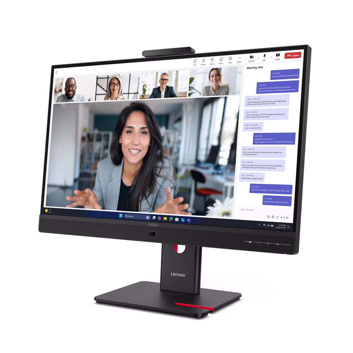 Lenovo ThinkVision T27QD-4v 27" QHD IPS, 120HZ, 6ms, HDMI, DisplayPort, USB-C (PD100W)