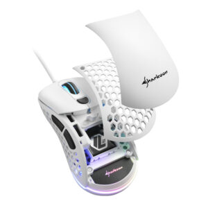 Sharkoon Light2 200 Gaming Mouse, Wired, White 16,000 DPI