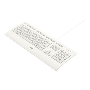 Logitech K280e, wired USB keyboard, white