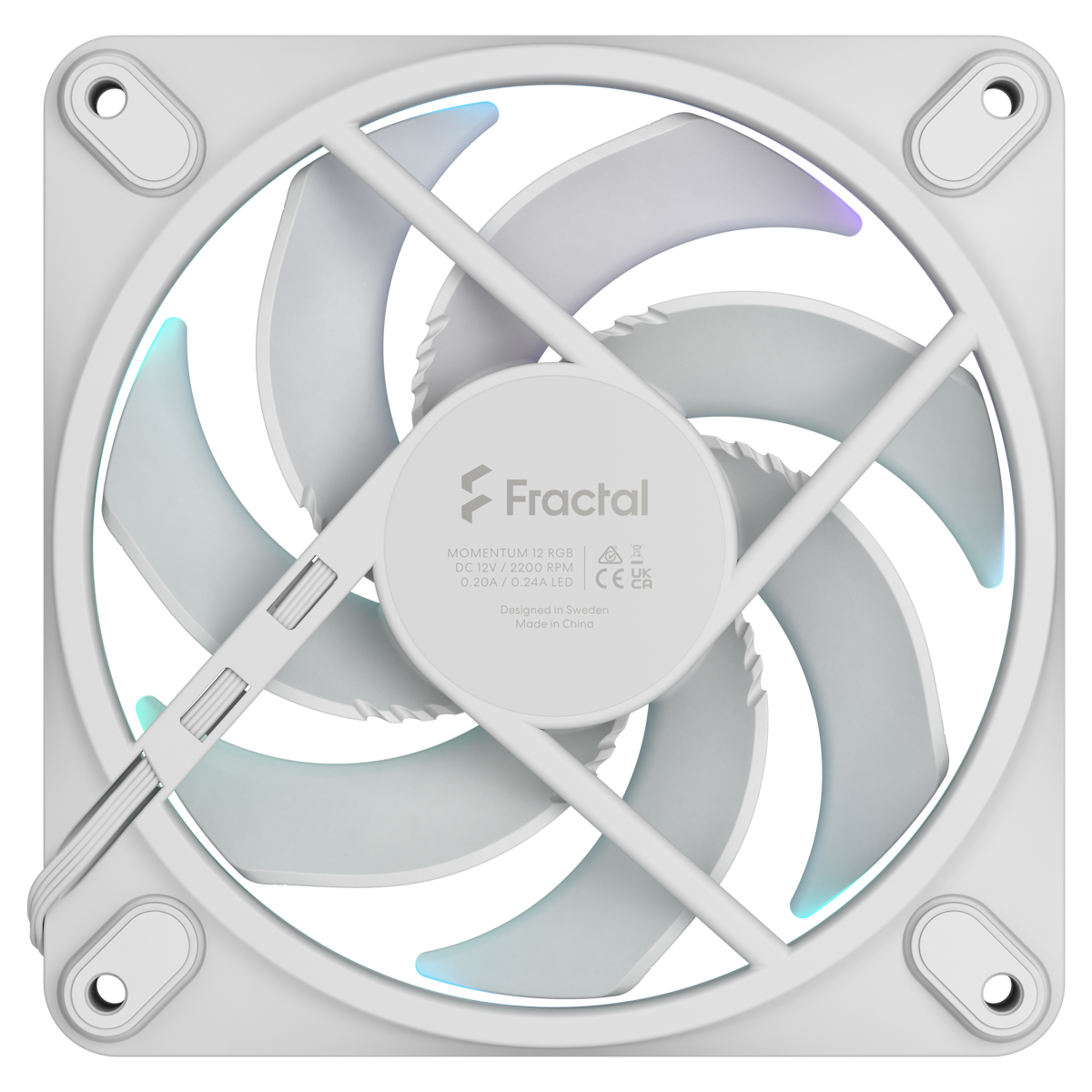 Fractal Design Momentum 12 RGB White | Gehäuselüfter