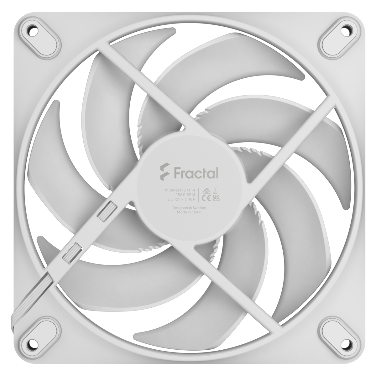 Fractal Design Momentum 14 White | Gehäuselüfter