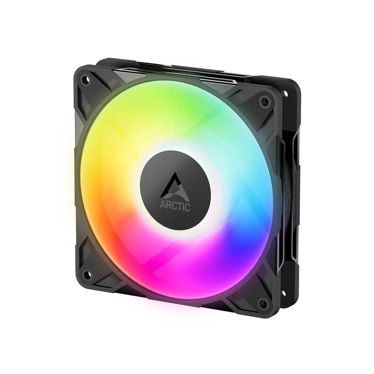 ARCTIC P12 PRO Reverse A-RGB schwarz 3er-Pack | Gehäuselüfter