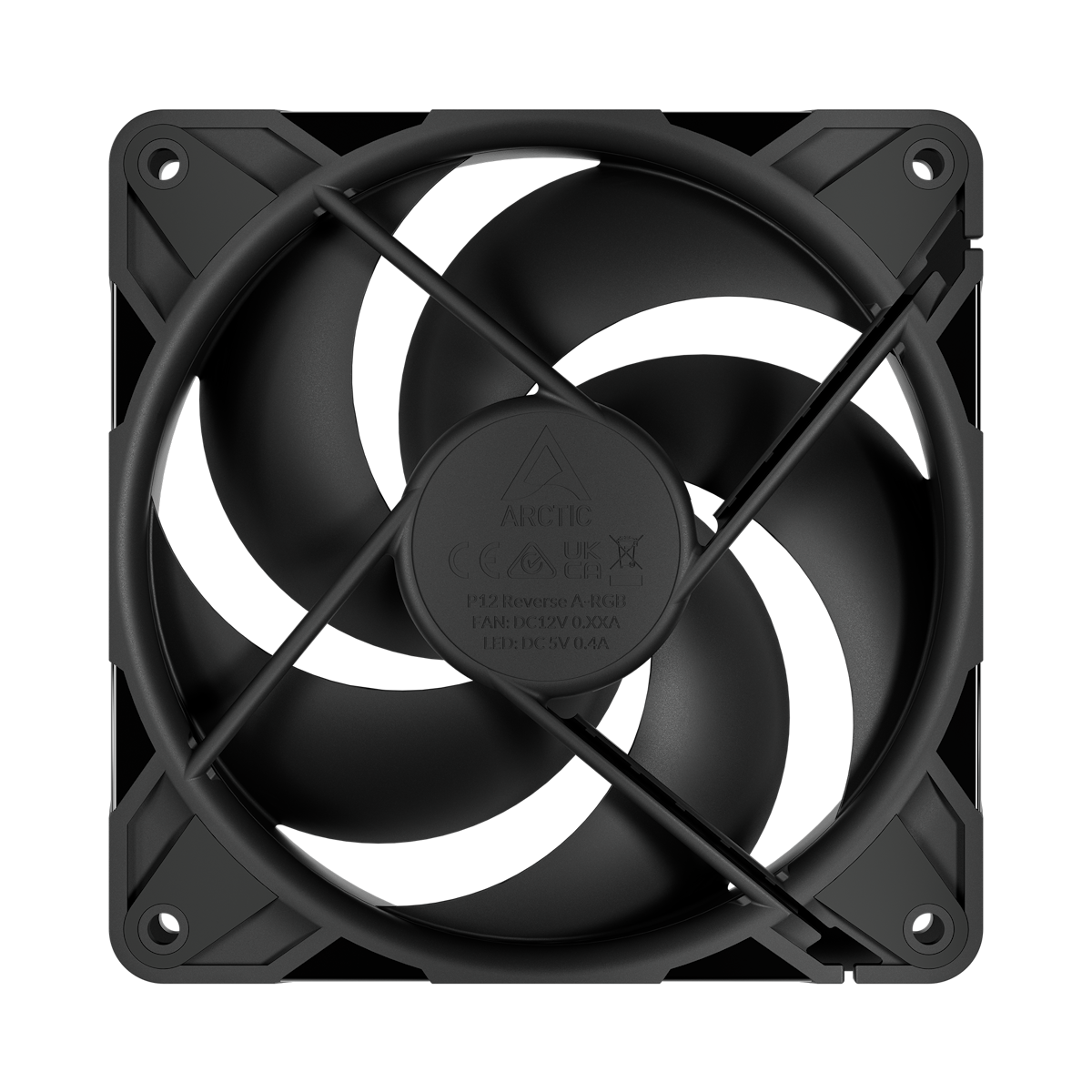 ARCTIC P12 PRO Reverse schwarz | Gehäuselüfter