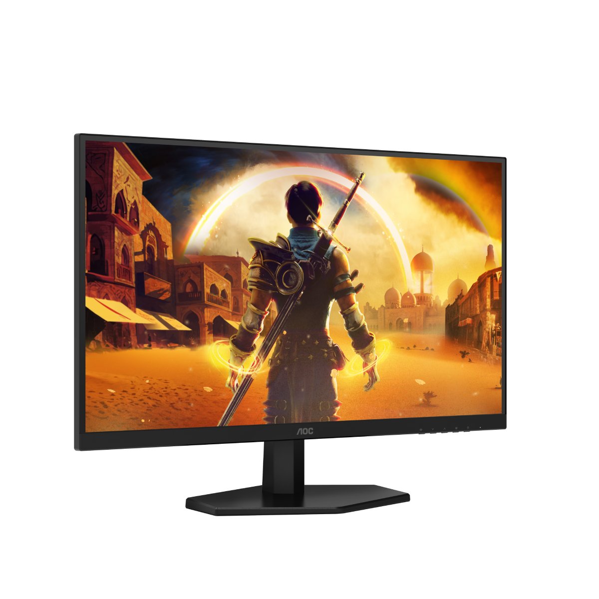 AOC Q27G42XE - 27 Zoll Quad HD Monitor, 180 Hz, 1 ms, G-Sync comp., HDR10 (2560x1440, 2x HDMI 2.0, 1x DisplayPort 1.4) schwarz
