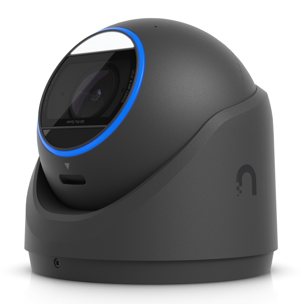 Ubiquiti G6 Pro Turret Überwachungskamera Schwarz 8MP (3840x2160), PoE+, 40m Nachtsicht, IP66 + IK04 Schutz, Multi-TOPS KI-Engine