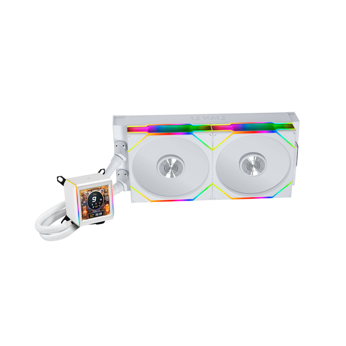 Lian Li Galahad II LCD 280 TL Wireless weiß | AiO-Wasserkühlung