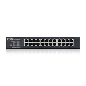 Zyxel GS1900-24E V3 Smart Managed Switch 24x Gigabit Ethernet, Layer 2, Desktop, fanless