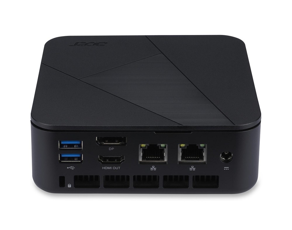 Acer Veriton NUC – Intel Core 5 120U, bis zu 64 GB RAM, M.2 SSD-Slot, Wi-Fi 6E, 2× RJ45, Onboard-Grafik