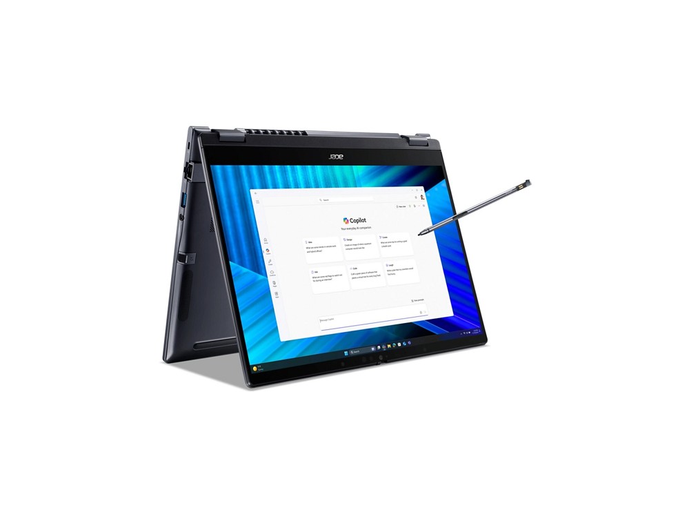 Acer TravelMate P4 Spin 14 TMP414RN-55-TCO - 14", Intel Core Ultra 5 225U, 16 GB RAM, 512 GB SSD, Windows 11 Pro