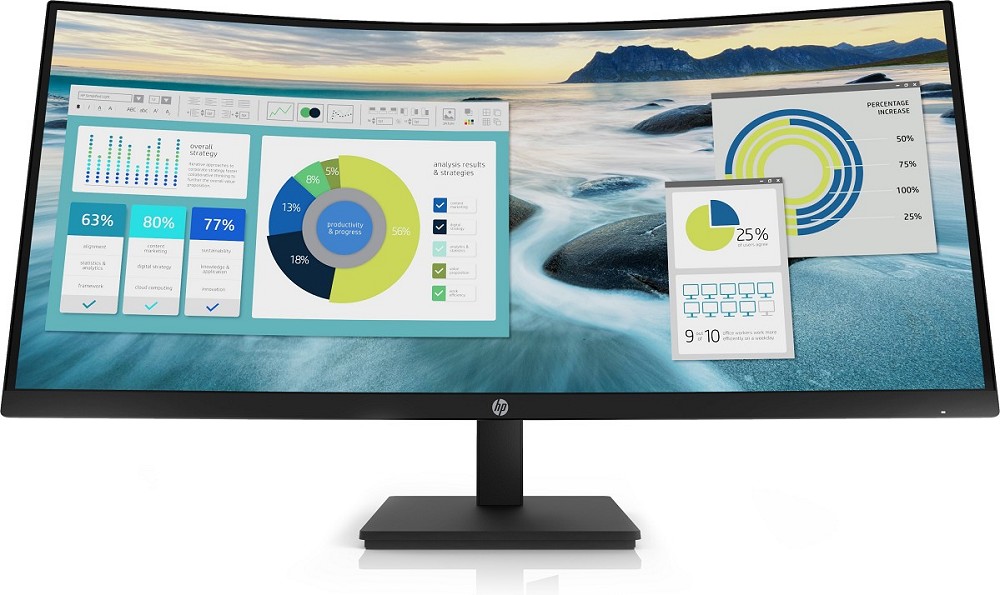HP P34hc G4 - P-Series - LED-Monitor - gebogen - 86.36 cm (34")