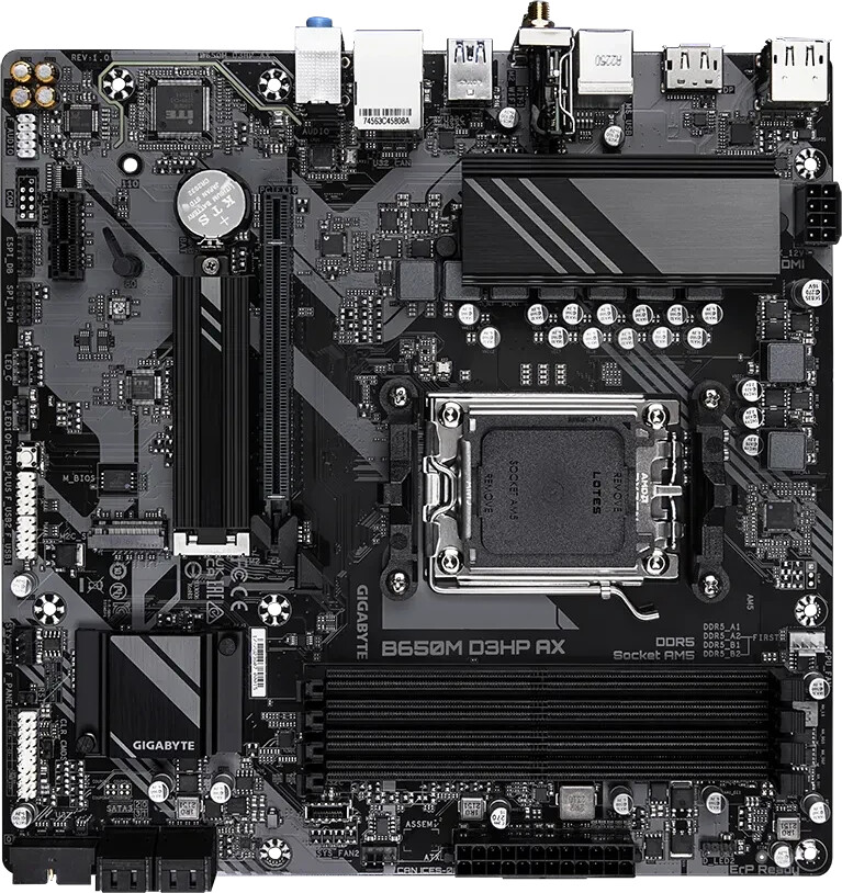 GIGABYTE B650M D3HP AX Mainboard Sockel AM5