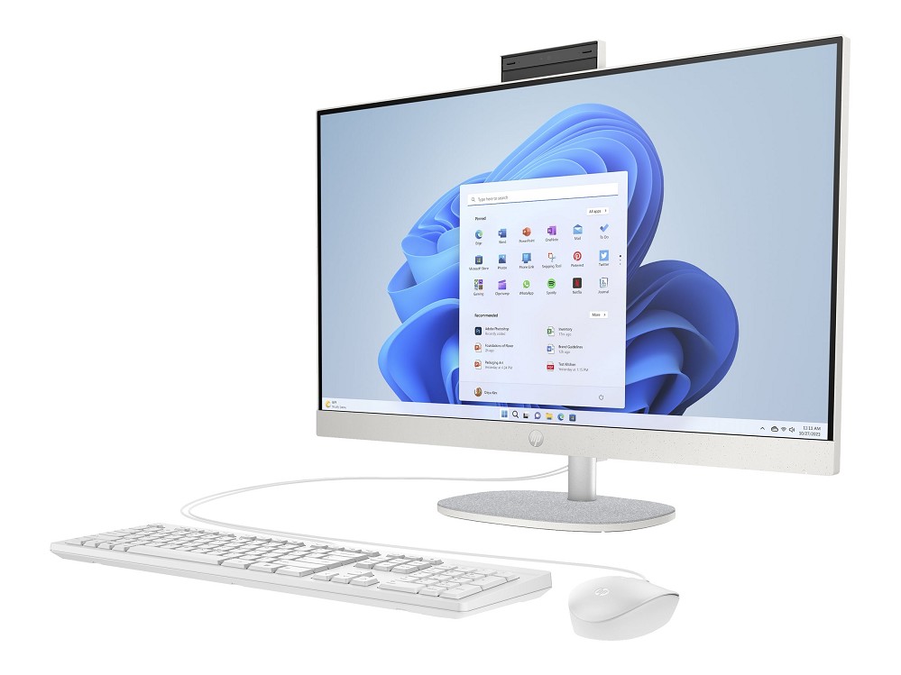 HP 27-cr0104ng – All-in-one – Ryzen 7 7730U/2 GHz – RAM 16 GB – SSD 1 TB – NVMe – Radeon Graphics