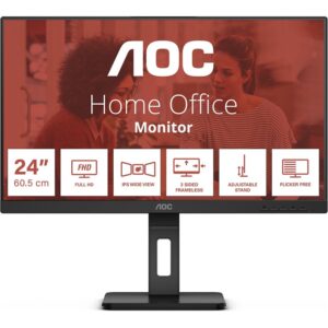 AOC 24E3QAF – LED monitor – 60.5 cm (24″) – 1920 x 1080 Full HD (1080p)