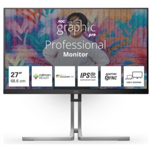 AOC Q27U3CV – Graphic Pro Series – LED-Monitor – 68.6 cm (27″)