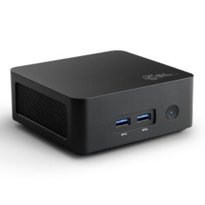 CSL Narrow Box Black Mini PC – Intel Prozessor N150, 8 GB RAM, 500 GB NVMe SSD, Windows 11 Home