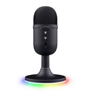 Trust Gaming GXT234 Yunix USB Microphone Compact USB Gaming Microphone for Streaming & Content creation, black