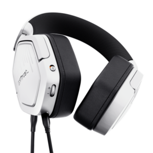 Trust Gaming GXT492W Carus Gaming Headset Powerful, Comfortable Over-Ear Gaming Headset for PC, Laptop and Consoles, White