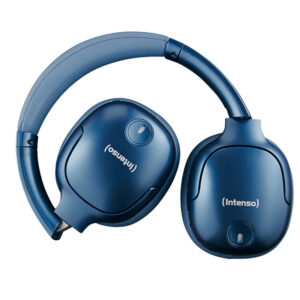 Intenso Over-Ear TWS True Wireless Headphones Bluetooth 5.3, Hybrid Active Noise Cancelling (ANC), Transparency Mode, Music Mode, Passive Mode