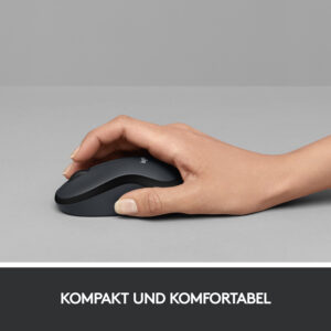 Logitech M220 Silent Maus, schwarz