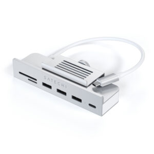 Satechi Aluminum USB-C Clamp Hub for 24″ iMac silver