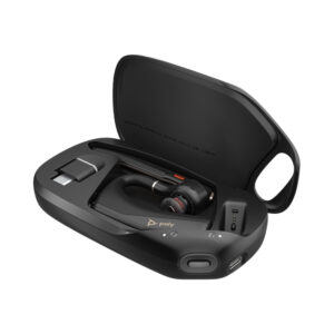 Poly Bluetooth Headset Voyager Legend 50-M UC Teams zertifiziert 4 Mikrofone mit Rauschunterdrückung, AI-unterstützte Geräuschunterdrückung, Unterstüt