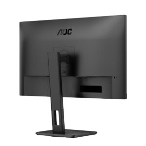 AOC 27E3QAF 27 Zoll Full HD Monitor, Lautsprecher, höhenverstellbar (1920×1080, 75 Hertz, VGA, HDMI, DisplayPort) schwarz
