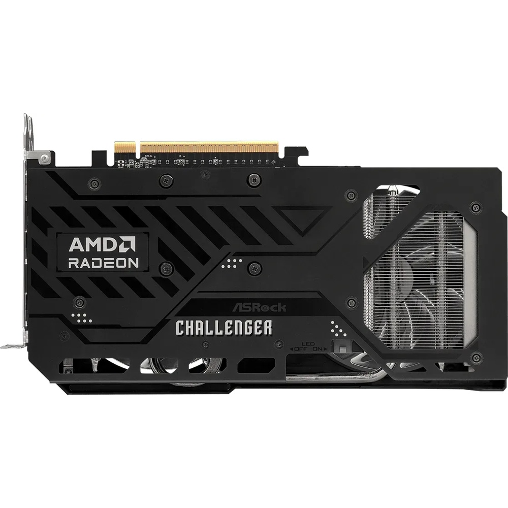 ASRock Radeon RX 9060 XT 16GB Challenger OC Grafikkarte - 16GB GDDR6, 2x HDMI, 2x DP
