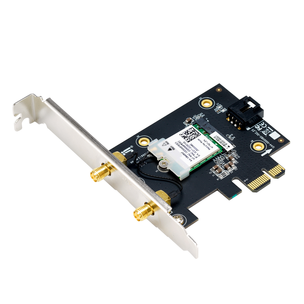 ASUS PCE-AX1800 WiFi 6 Bluetooth 5.2 Adapter AX1800 Dualband, PCI Express, 2x Externe Antenne