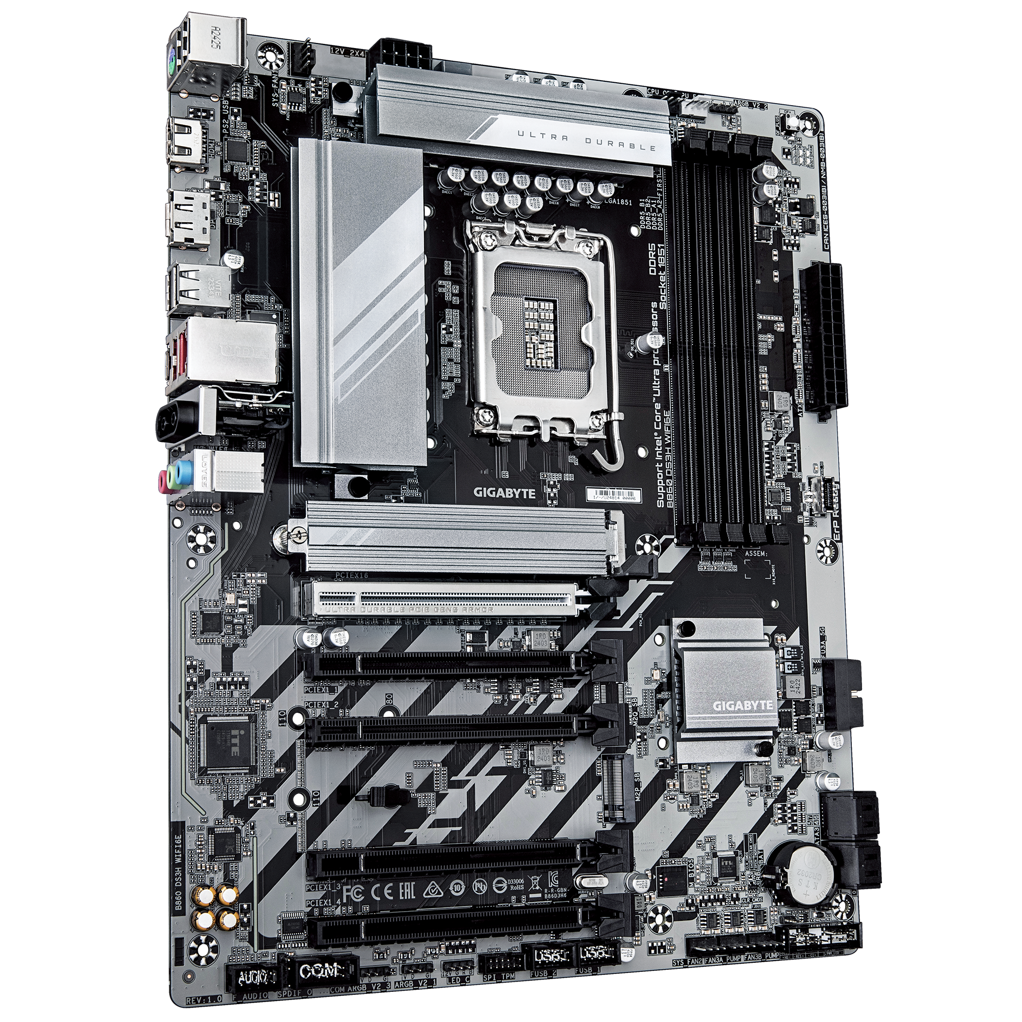 GIGABYTE B860 DS3H WIFI6E motherboard