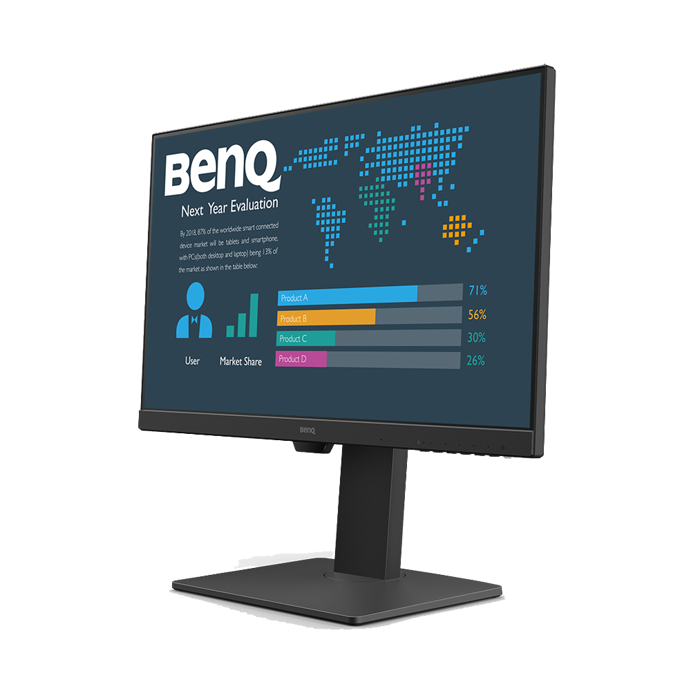BenQ BL2486TC Monitor 60,5 cm (23,8 Zoll) Full HD, IPS, 5ms, 100Hz, HDMI, DisplayPort, USB-C