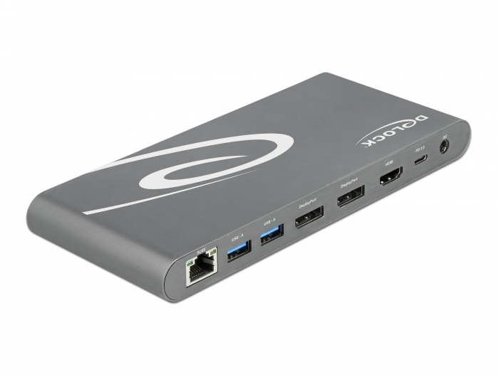 Delock USB Type-CTM DP 1.4 Docking Station Triple 4K Display