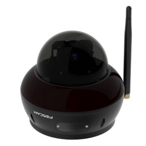 Foscam D8T WLAN Überwachungskamera Schwarz 8MP (3840×2160), WiFi 6 Dualband, PT-Funktion, KI-unterstützte Erkennung, IK10 Vandalismus-Schutz