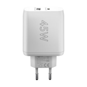 Goobay USB-CTM PD Dual fast charger (45 W) white