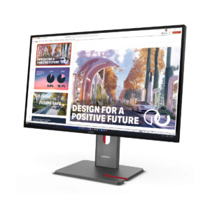 Lenovo ThinkVision P27QD-40 27″ QHD IPS, 120HZ, 6ms, HDMI, DisplayPort, USB-C (PD 15W), Ethernet
