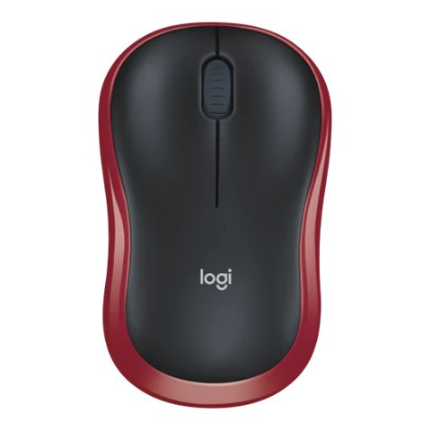 Logitech Wireless Mouse M185, Ultrakompaktes Design 2,4-GHz-Technologie, incl. USB-Nano-Empfänger