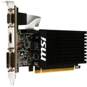 MSI GeForce GT 710 2GD3H LP 2GB DDR3 graphics card – VGA/DVI/HDMI