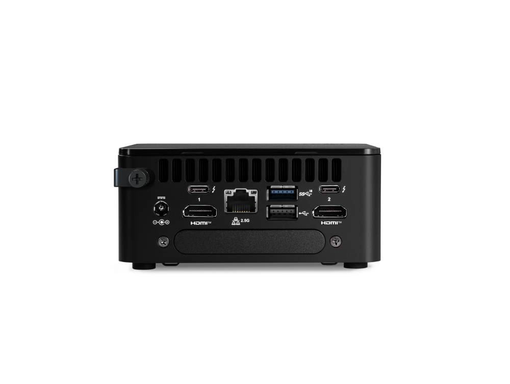 ASUS NUC 13 Pro Kit RNUC13L3Hv50000 - Intel i5-1350P, Intel Iris Xe Graphics, 2x DDR4 SO-DIMM, 2x M.2, 1x 2,5" Bay, WiFi 6E, vPro