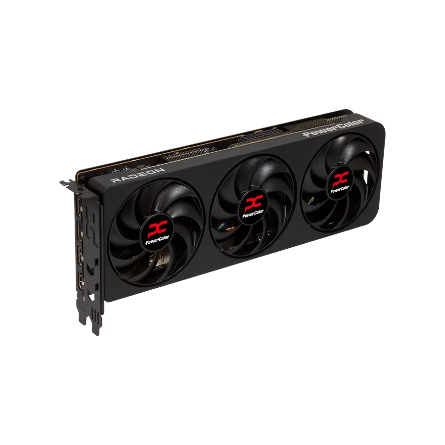 Powercolor Radeon RX 9070 REAPER 16GB - 16GB GDDR6, 1x HDMI, 3x DP