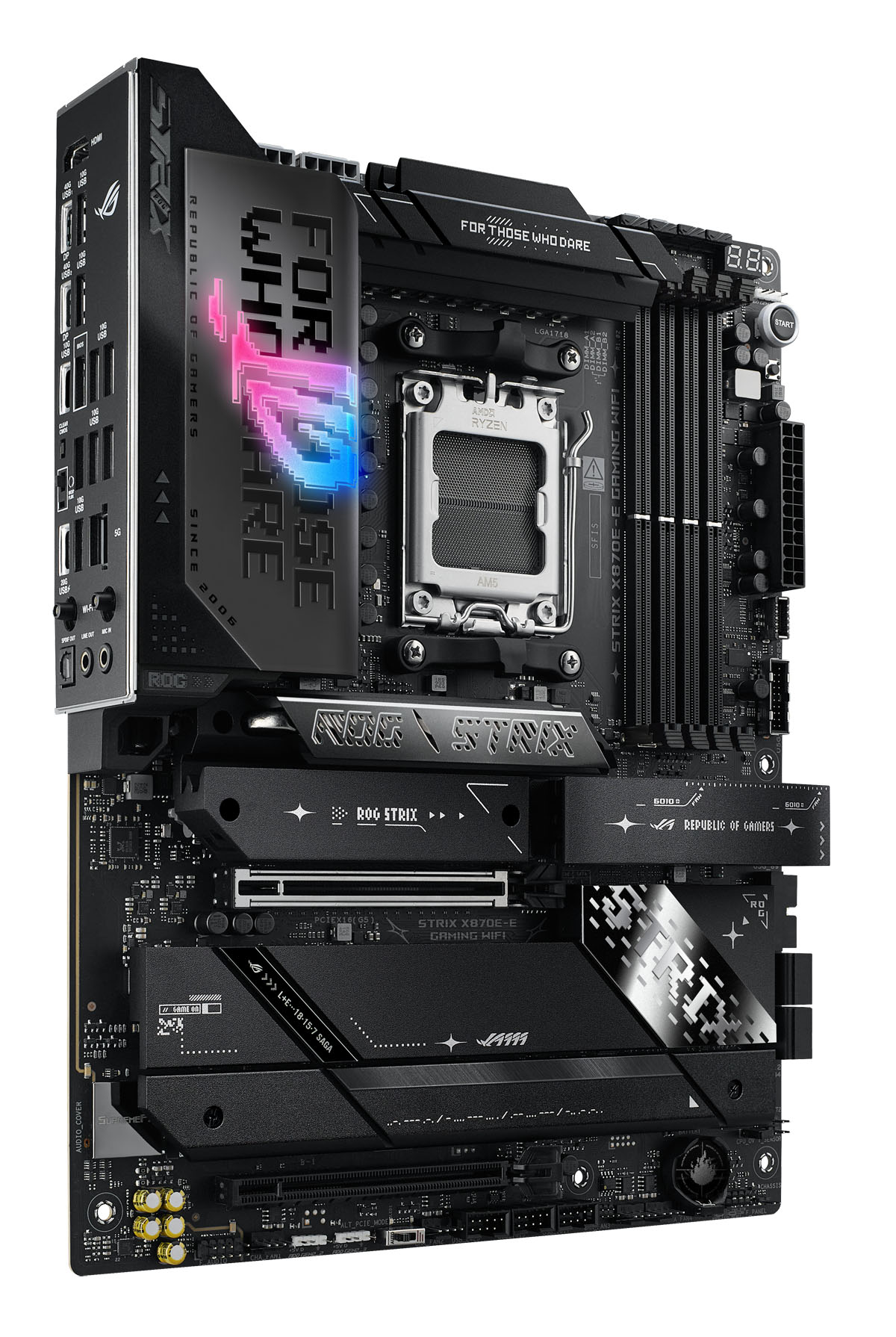 ASUS ROG STRIX X870E-E GAMING Upgrade Bundle 1 - mit ASUS TUF Gaming GeForce RTX 5080 OC + Asus TUF GAMING-1000G Netzteil