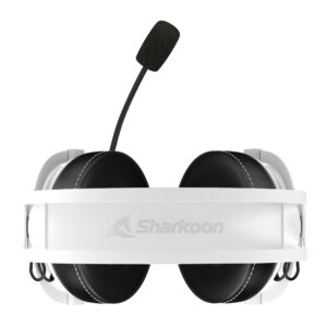 Sharkoon SGH50 Multiplatform Gaming Headset (white) – with modular cable, compatible with PS4/5 and Xbox Series S/X (white)